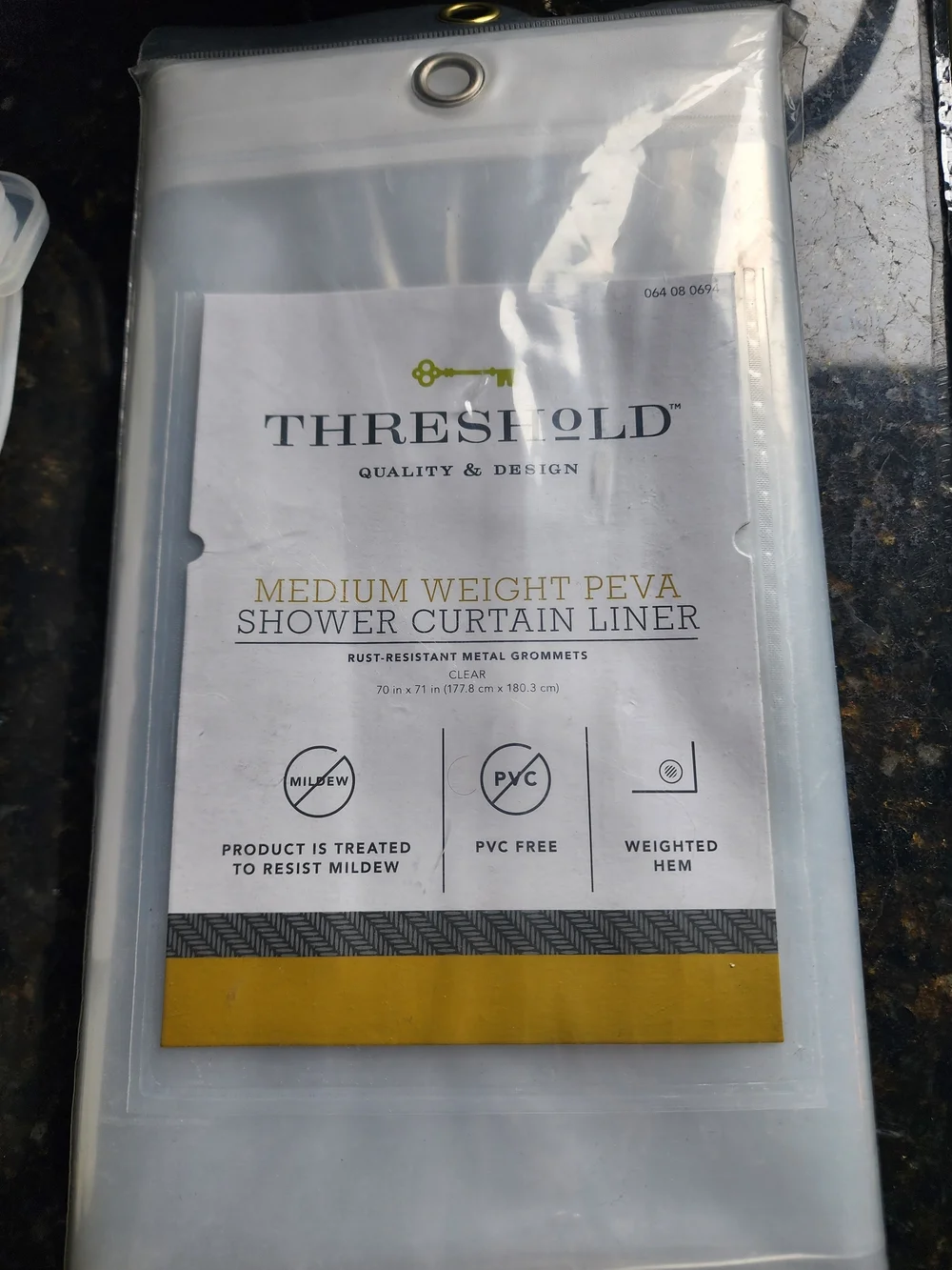 Shower Curtain & Liner Bundle – New 🛁✨